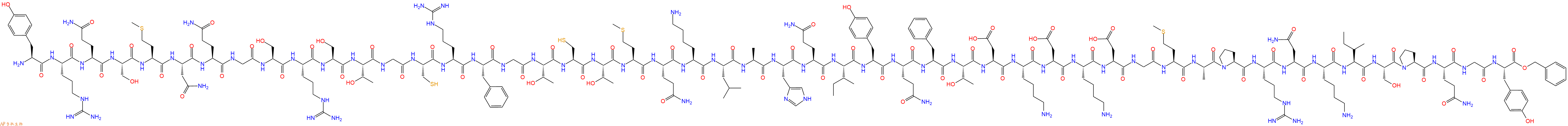 专肽生物产品H2N-Tyr-Arg-Gln-Ser-Met-Asn-Gln-Gly-Ser-Arg-Ser-Th