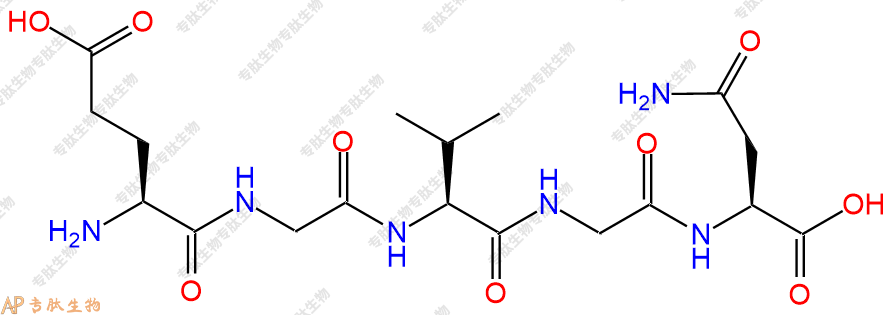 专肽生物产品H2N-Glu-Gly-Val-Gly-Asn-COOH
