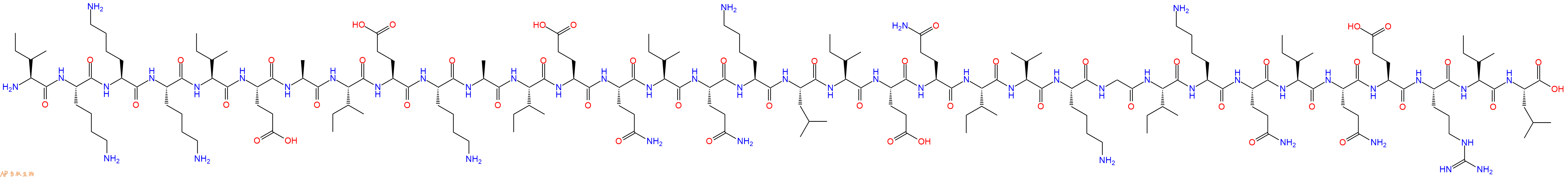专肽生物产品H2N-Ile-Lys-Lys-Lys-Ile-Glu-Ala-Ile-Glu-Lys-Ala-Il