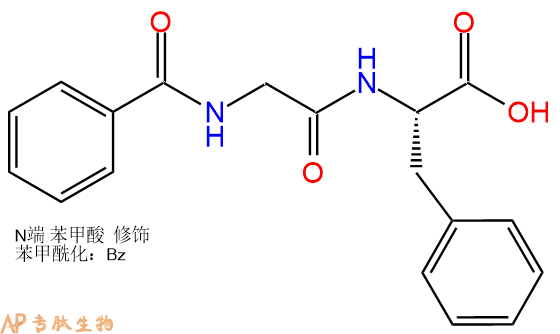 专肽生物产品Benzoyl-Gly-Phe-COOH