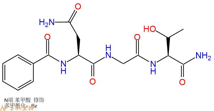 专肽生物产品Benzoyl-Asn-Gly-Thr-NH2153919-60-9