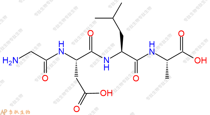 专肽生物产品H2N-Gly-Asp-Leu-Ala-COOH