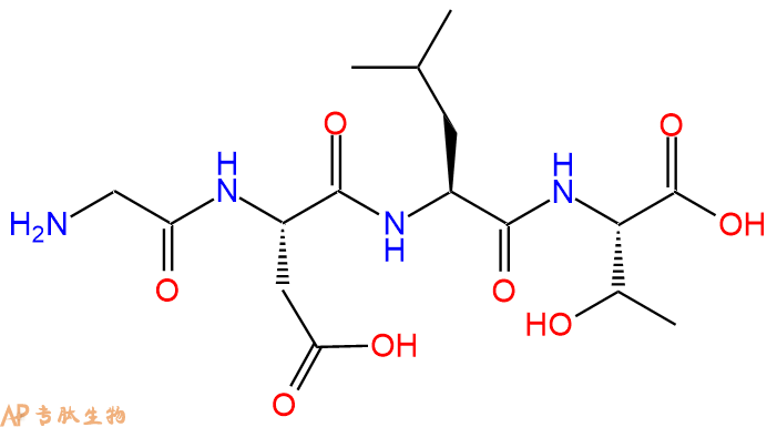 专肽生物产品H2N-Gly-Asp-Leu-Thr-COOH