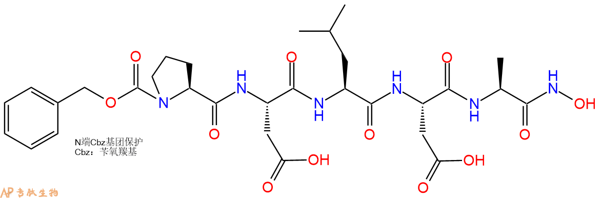 专肽生物产品Cbz-Pro-Asp-Leu-Asp-Ala-NHOH