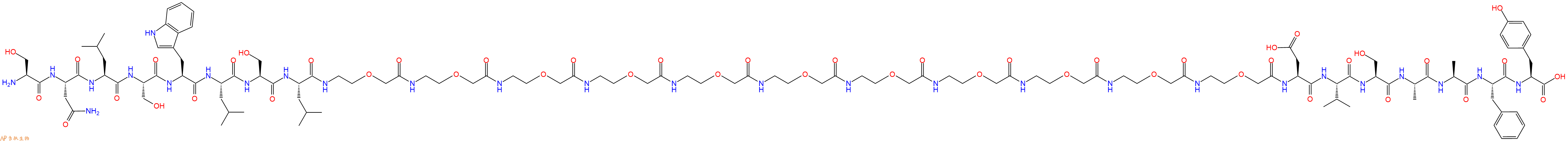 H2NSerAsnLeuSerTrpLeuSerLeuPEGPEGPEGPE_H2NSerAsnLeuSer