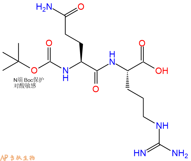 专肽生物产品Boc-Gln-Arg-COOH