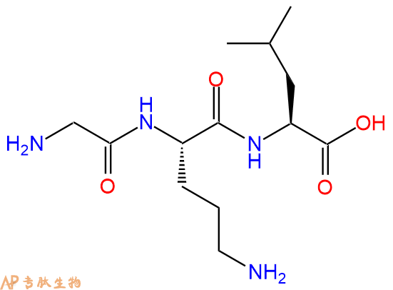 专肽生物产品H2N-Gly-Orn-Leu-COOH
