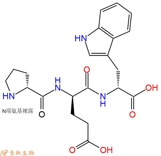 专肽生物产品H2N-DPro-DGlu-DTrp-COOH