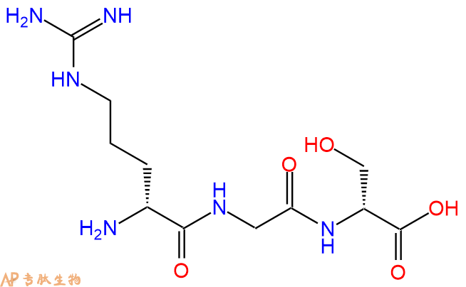 专肽生物产品H2N-DArg-Gly-DSer-COOH