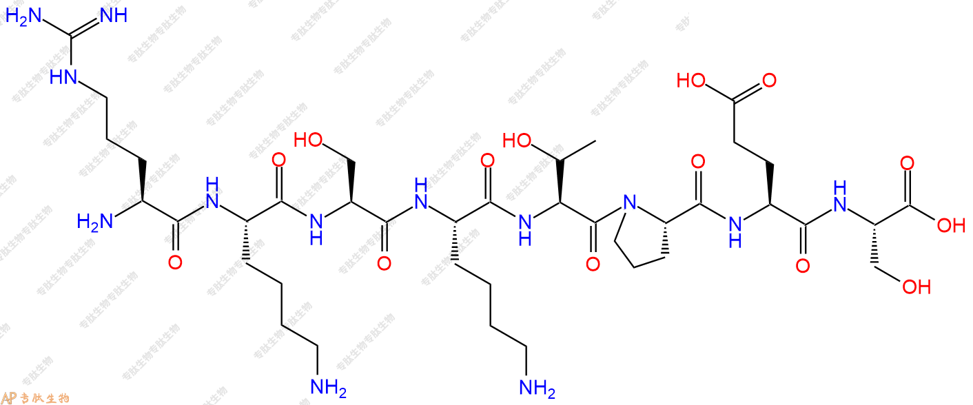 专肽生物产品H2N-Arg-Lys-Ser-Lys-Thr-Pro-Glu-Ser-COOH