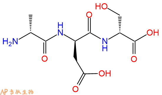 专肽生物产品H2N-DAla-DAsp-DSer-COOH