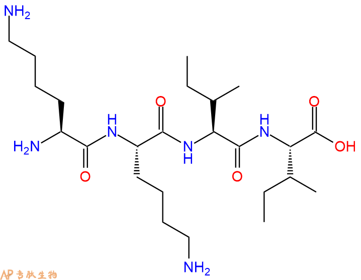 专肽生物产品H2N-Lys-Lys-Ile-Ile-COOH