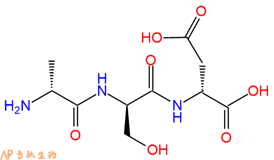 专肽生物产品H2N-DAla-DSer-DAsp-COOH
