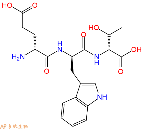 专肽生物产品H2N-DGlu-DTrp-DThr-COOH