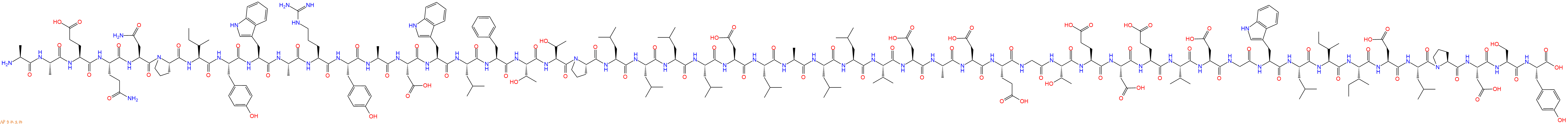专肽生物产品H2N-Ala-Ala-Glu-Gln-Asn-Pro-Ile-Tyr-Trp-Ala-Arg-Ty