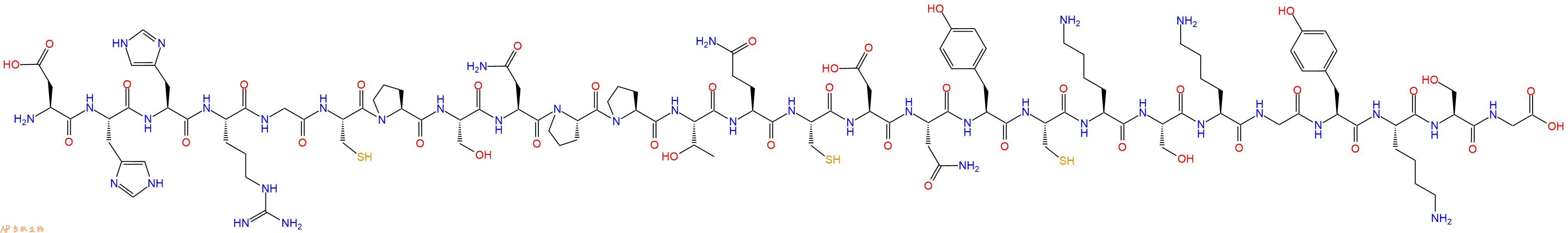 专肽生物产品H2N-Asp-His-His-Arg-Gly-Cys-Pro-Ser-Asn-Pro-Pro-Th