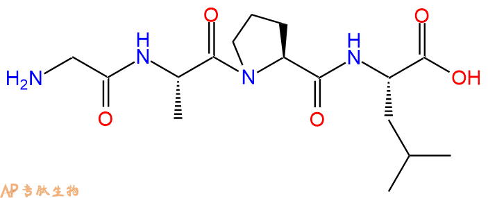 专肽生物产品H2N-Gly-Ala-Pro-Leu-COOH