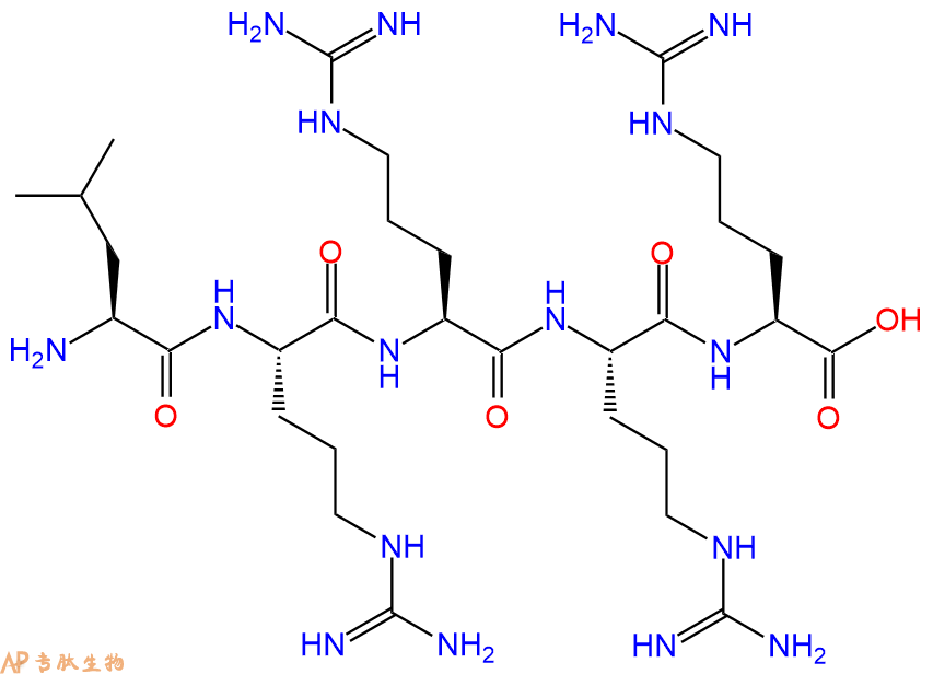 专肽生物产品H2N-Leu-Arg-Arg-Arg-Arg-COOH
