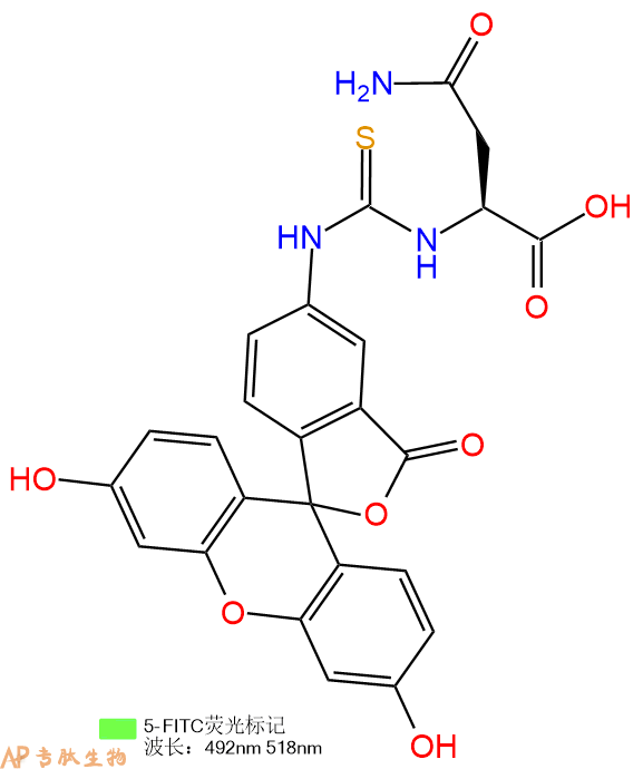 专肽生物产品5FITC-Asn-COOH