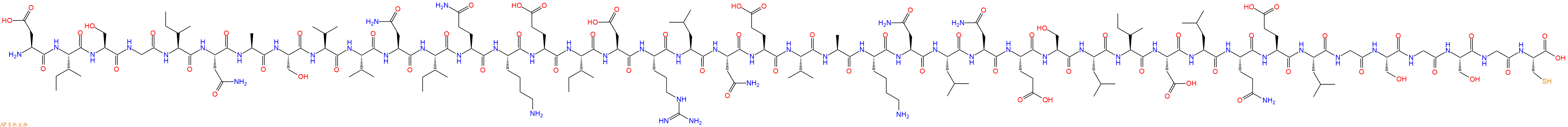 专肽生物产品H2N-Asp-Ile-Ser-Gly-Ile-Asn-Ala-Ser-Val-Val-Asn-Il