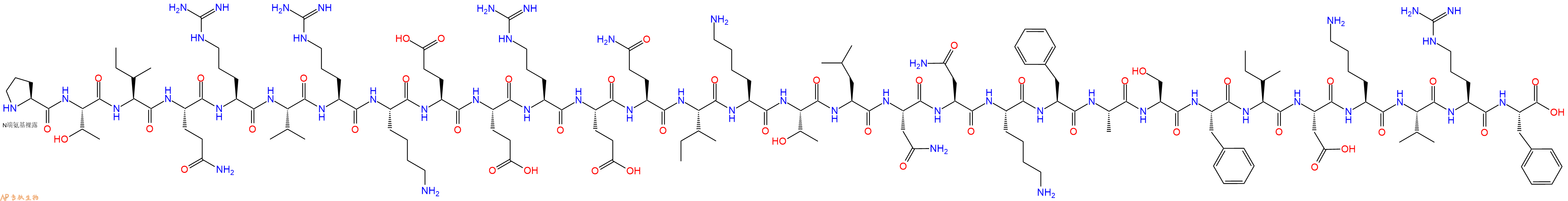专肽生物产品H2N-Pro-Thr-Ile-Gln-Arg-Val-Arg-Lys-Glu-Glu-Arg-Gl