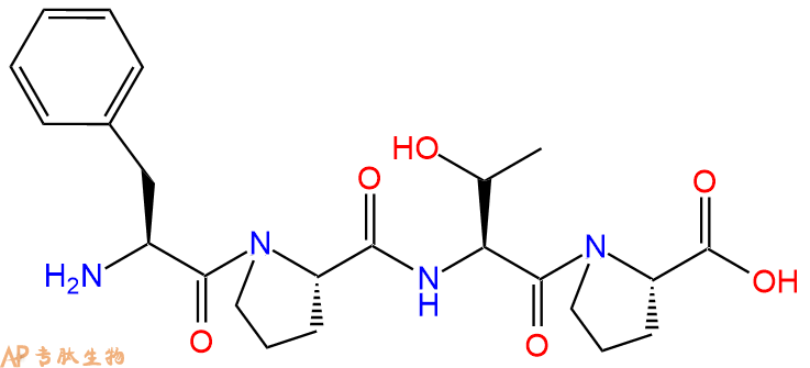 专肽生物产品H2N-Phe-Pro-Thr-Pro-COOH