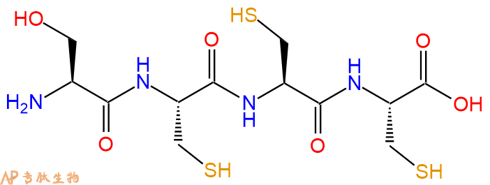 专肽生物产品H2N-Ser-Cys-Cys-Cys-COOH
