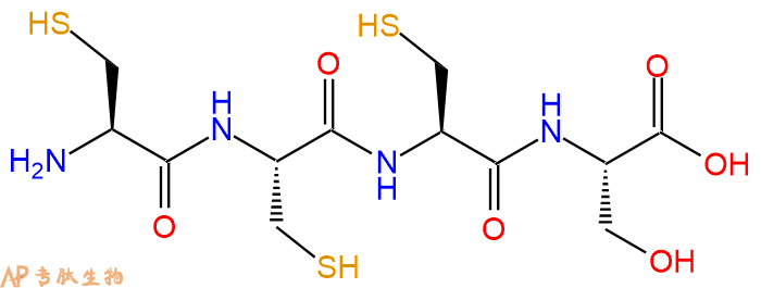 专肽生物产品H2N-Cys-Cys-Cys-Ser-COOH