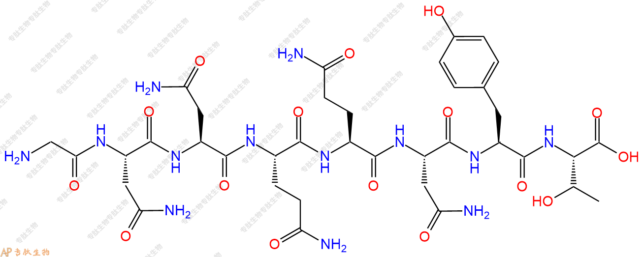 专肽生物产品H2N-Gly-Asn-Asn-Gln-Gln-Asn-Tyr-Thr-COOH