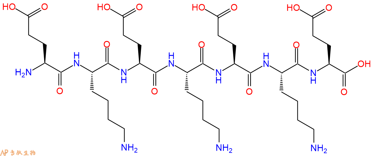 专肽生物产品H2N-Glu-Lys-Glu-Lys-Glu-Lys-Glu-COOH