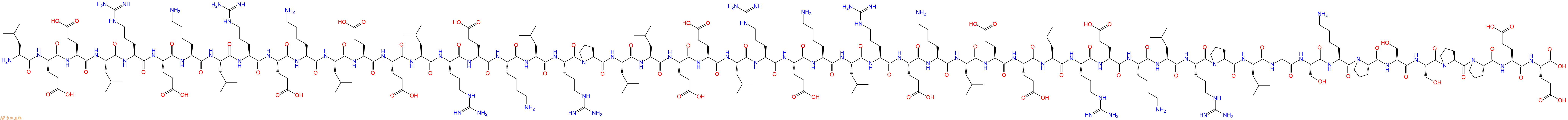 专肽生物产品H2N-Leu-Glu-Glu-Leu-Arg-Glu-Lys-Leu-Arg-Glu-Lys-Leu-Glu-Glu-Leu-Arg-Glu-Lys-Leu-Arg-Pro-Leu-Leu-Glu-Glu-Leu-Arg-Glu-Lys-Leu-Arg-Glu-Lys-Leu-Glu-Glu-Leu-Arg-Glu-Lys-Leu-Arg-Pro-Leu-Gly-Ser-Lys-Pro-Ser-Ser-Pro-Pro-Glu-Glu-COOH