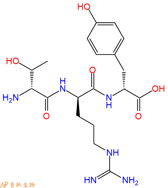专肽生物产品H2N-DThr-DArg-DTyr-COOH