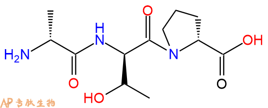 专肽生物产品H2N-DAla-DThr-DPro-COOH