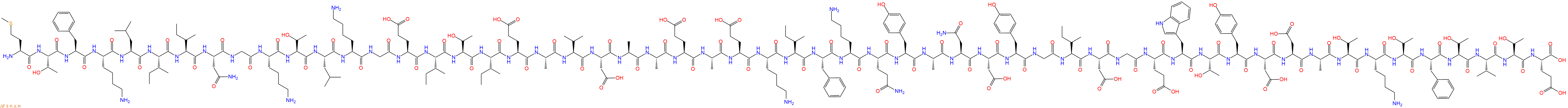 专肽生物产品H2N-Met-Thr-Phe-Lys-Leu-Ile-Ile-Asn-Gly-Lys-Thr-Leu-Lys-Gly-Glu-Ile-Thr-Ile-Glu-Ala-Val-Asp-Ala-Ala-Glu-Ala-Glu-Lys-Ile-Phe-Lys-Gln-Tyr-Ala-Asn-Asp-Tyr-Gly-Ile-Asp-Gly-Glu-Trp-Thr-Tyr-Asp-Asp-Ala-Thr-Lys-Thr-Phe-Thr-Val-Thr-Glu-COOH