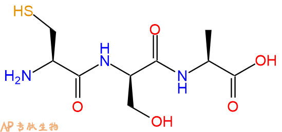 专肽生物产品H2N-Cys-DSer-Ala-COOH