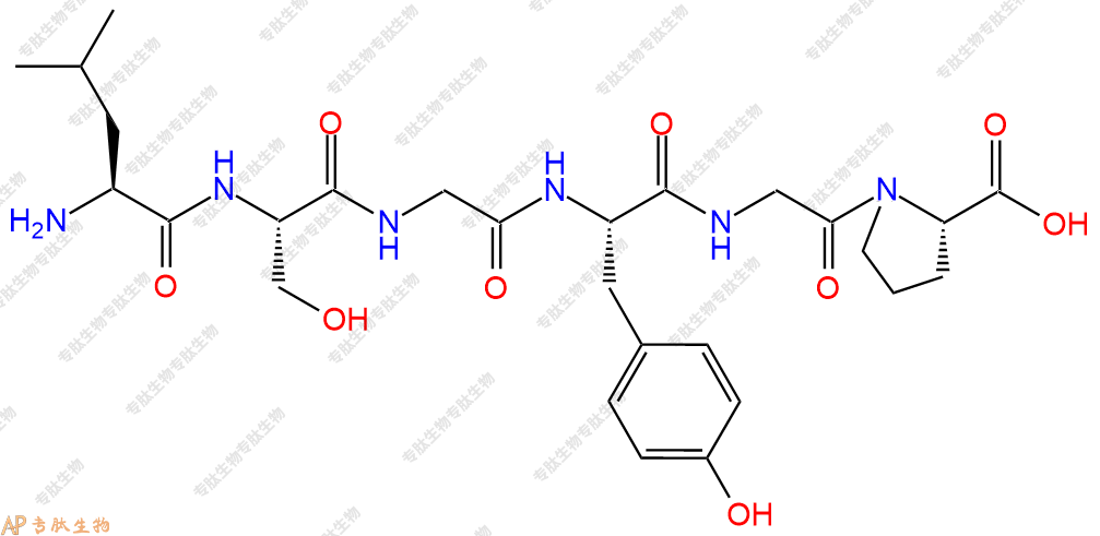 专肽生物产品H2N-Leu-Ser-Gly-Tyr-Gly-Pro-COOH