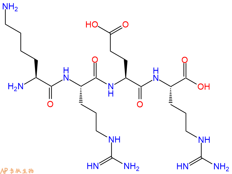 专肽生物产品H2N-Lys-Arg-Glu-Arg-COOH