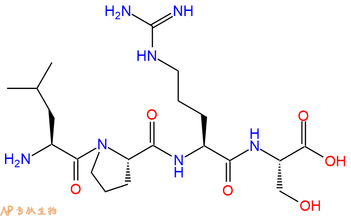 专肽生物产品H2N-Leu-Pro-Arg-Ser-COOH
