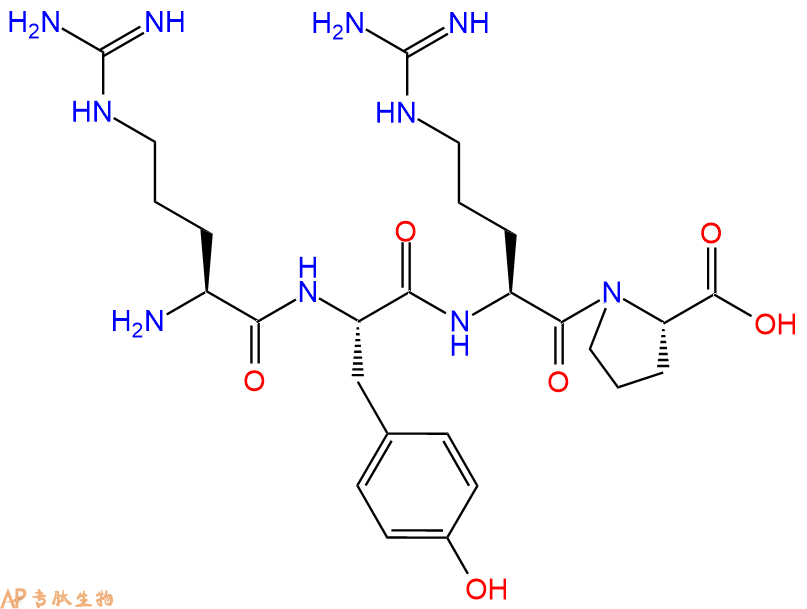 专肽生物产品H2N-Arg-Tyr-Arg-Pro-COOH