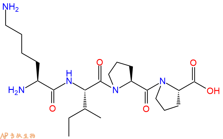 专肽生物产品H2N-Lys-Ile-Pro-Pro-COOH