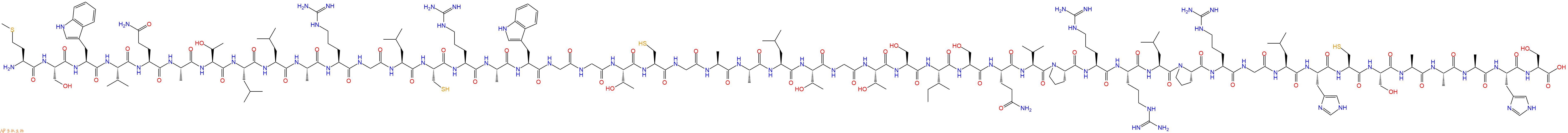 专肽生物产品H2N-Met-Ser-Trp-Val-Gln-Ala-Thr-Leu-Leu-Ala-Arg-Gly-Leu-Cys-Arg-Ala-Trp-Gly-Gly-Thr-Cys-Gly-Ala-Ala-Leu-Thr-Gly-Thr-Ser-Ile-Ser-Gln-Val-Pro-Arg-Arg-Leu-Pro-Arg-Gly-Leu-His-Cys-Ser-Ala-Ala-Ala-His-Ser-COOH