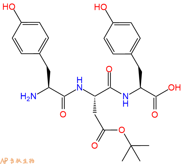 专肽生物产品H2N-Tyr-Asp(OtBu)-Tyr-COOH