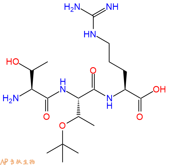 专肽生物产品H2N-Thr-Thr(tBu)-Arg-COOH