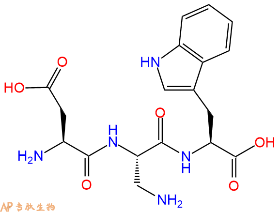 专肽生物产品H2N-Asp-Dap-Trp-COOH
