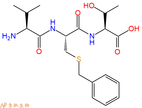 专肽生物产品H2N-Val-Cys(Bzl)-Thr-COOH