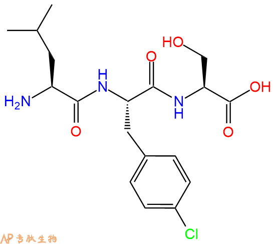 专肽生物产品H2N-Leu-Phe(4Cl)-Ser-COOH