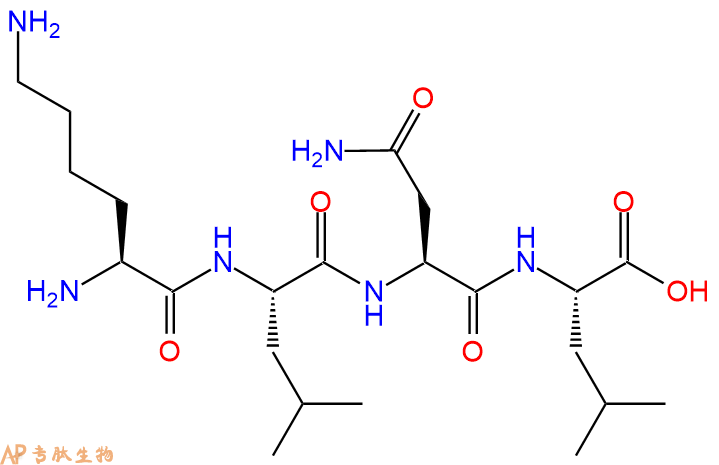 专肽生物产品H2N-Lys-Leu-Asn-Leu-COOH
