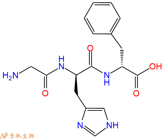 专肽生物产品H2N-Gly-DHis-DPhe-COOH