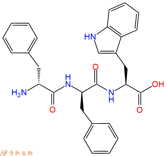 专肽生物产品H2N-DPhe-DPhe-Trp-COOH
