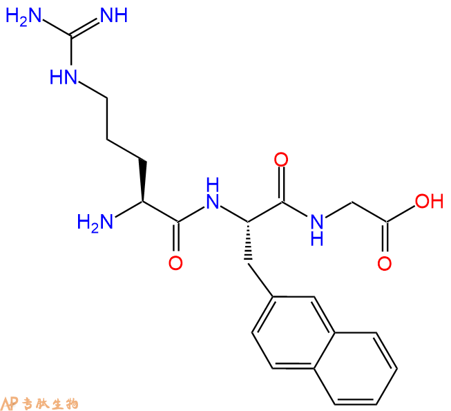 专肽生物产品H2N-Arg-Nal-Gly-COOH